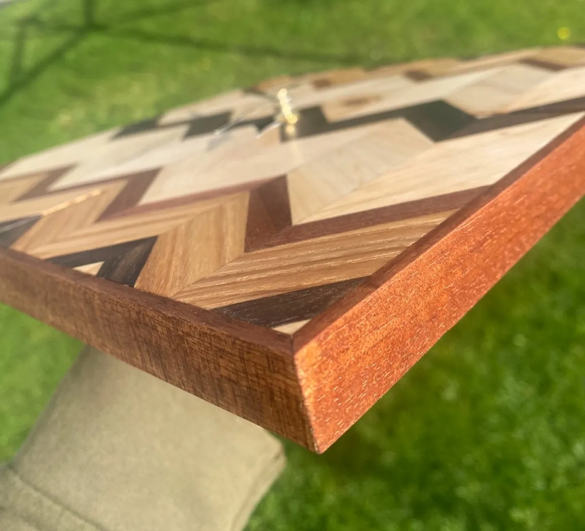 Handmade Wooden Clock - Image 2