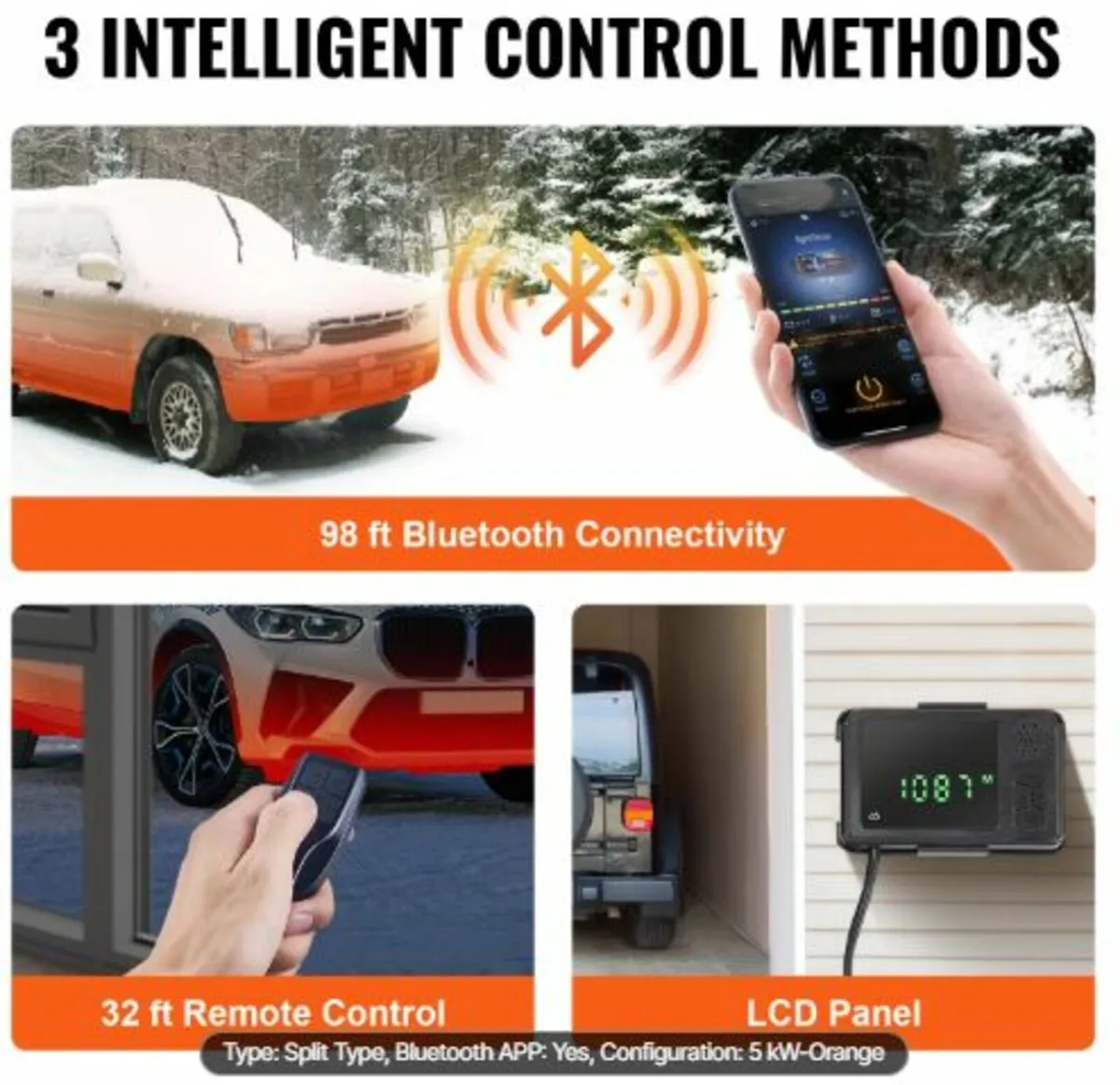 Diesel Heater Diesel Air Heater 12V 5KW Bluetooth - Image 3