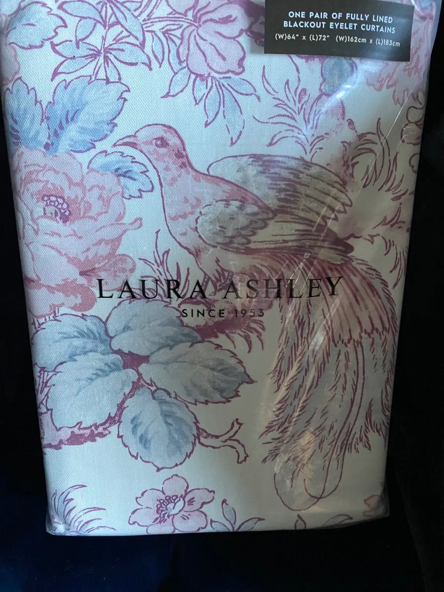Laura Ashley Curtains x 3 pairs . - Image 1