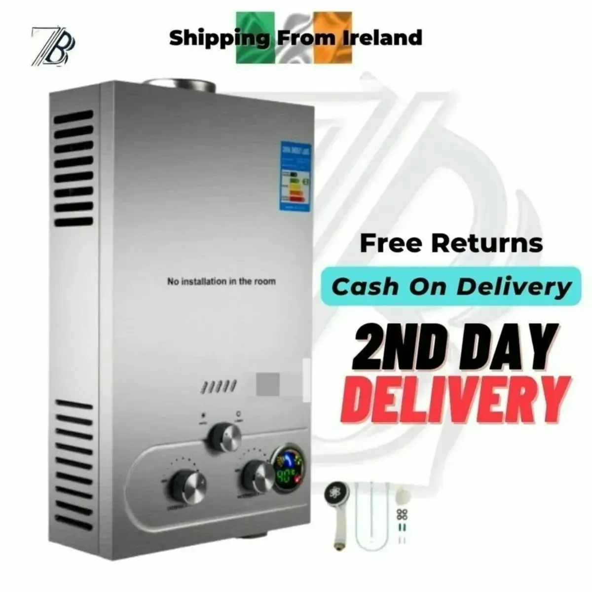 6L Propane Gas Instant Tankless Water Heater - Image 1