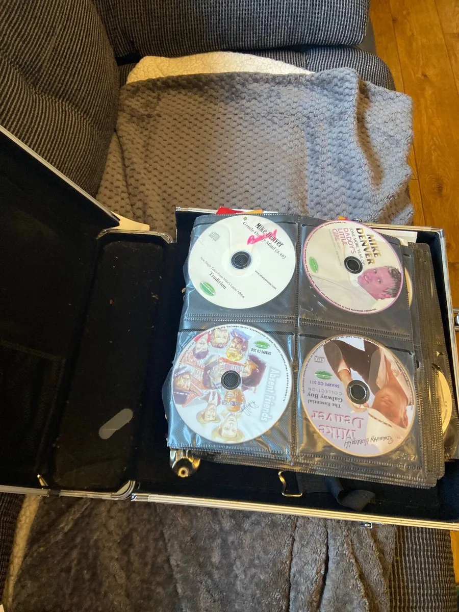 Case of  CDs  of Irish artists - Image 1