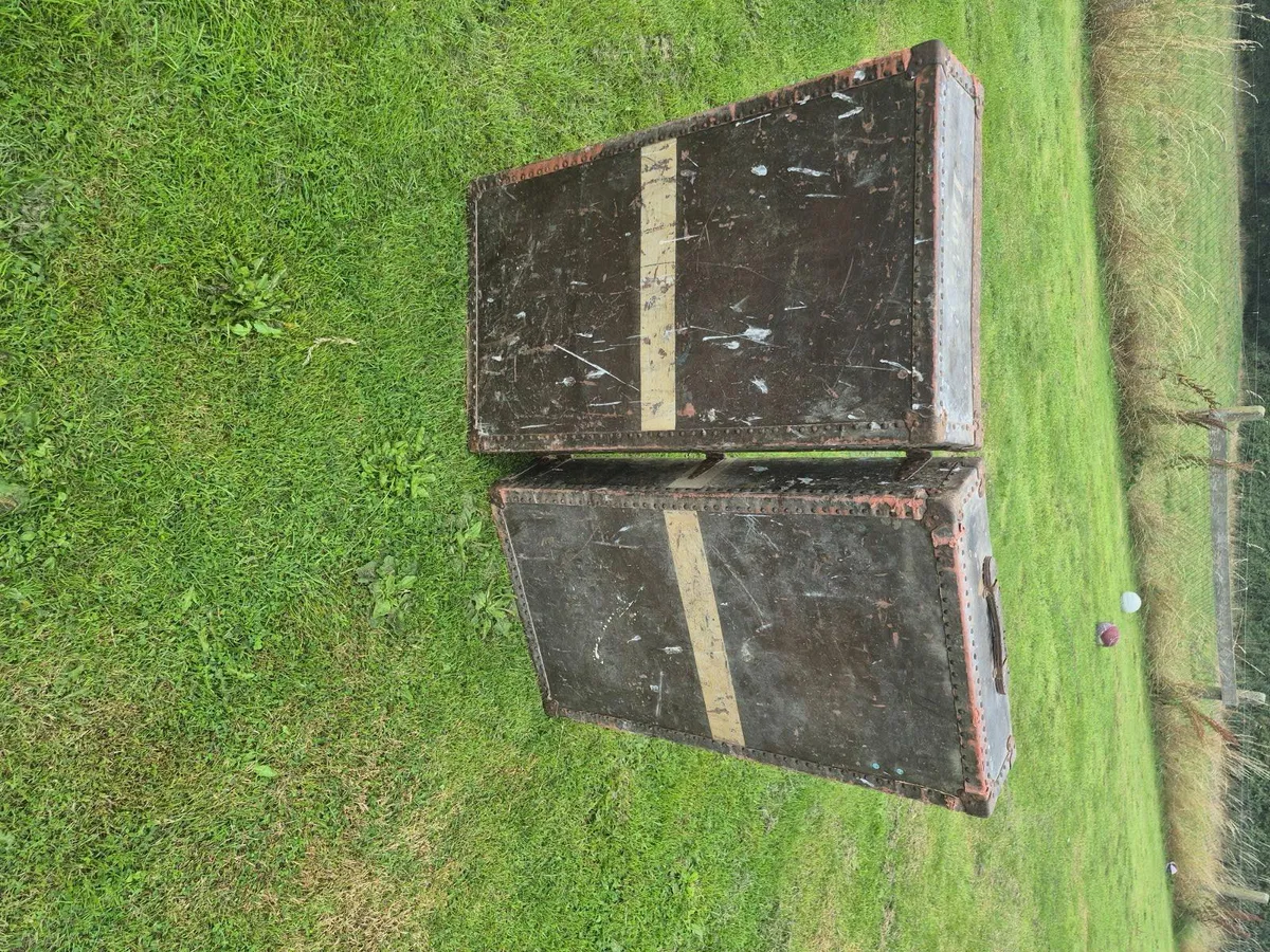 Antique Chests over 100 years old - Image 4