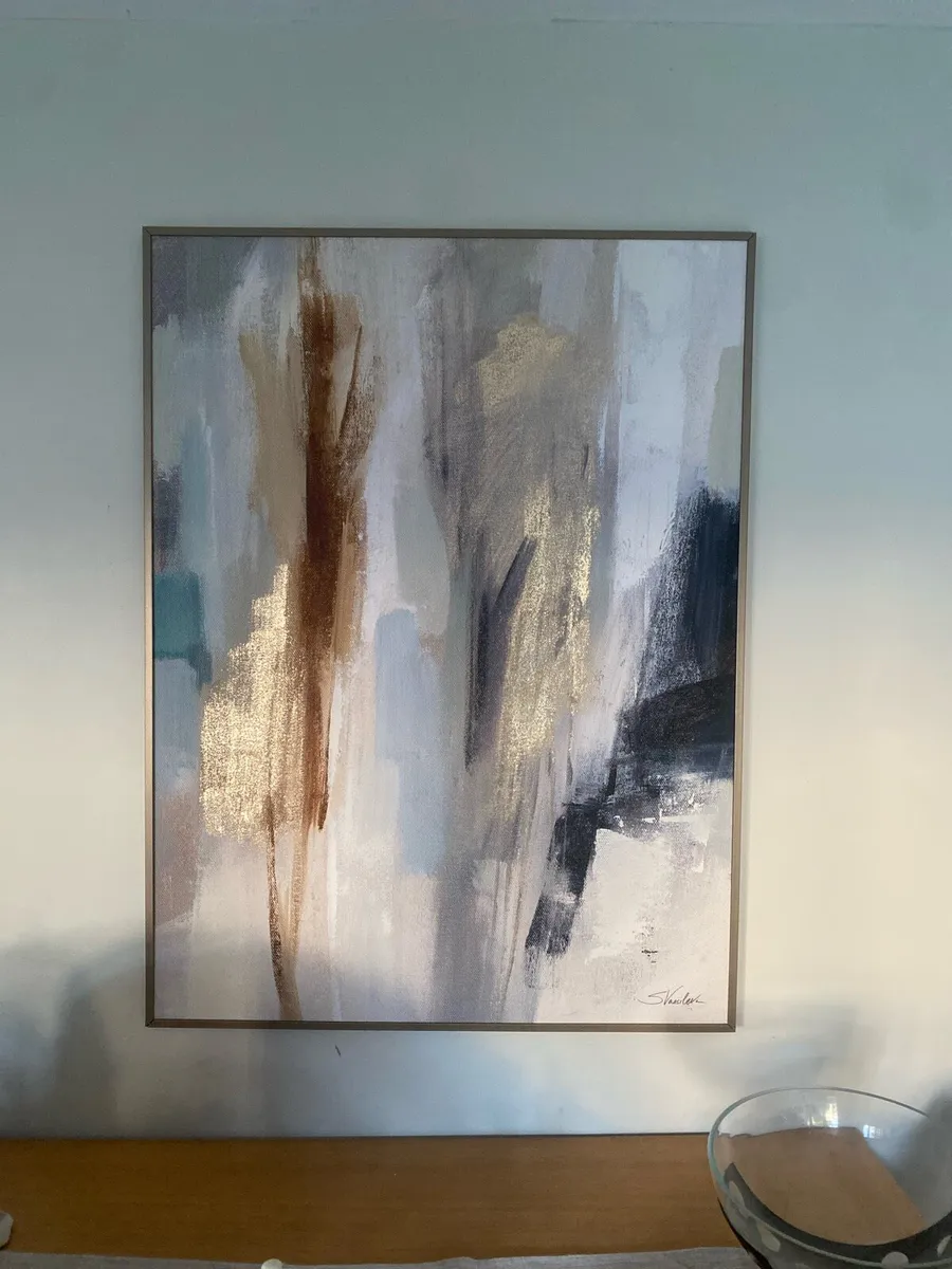 Large canvas painting - Image 1