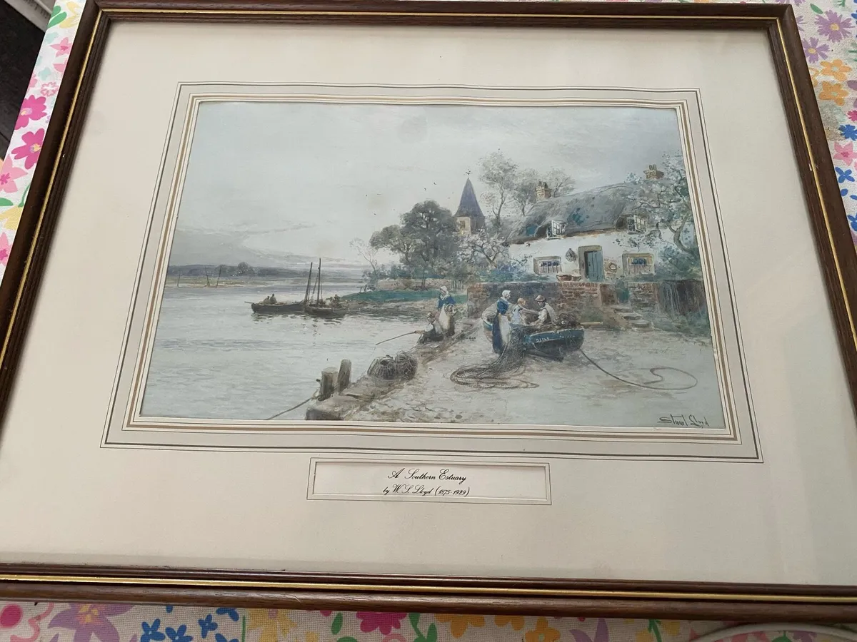 Walter Stuart Lloyd "A Southern Estuary" print - Image 1