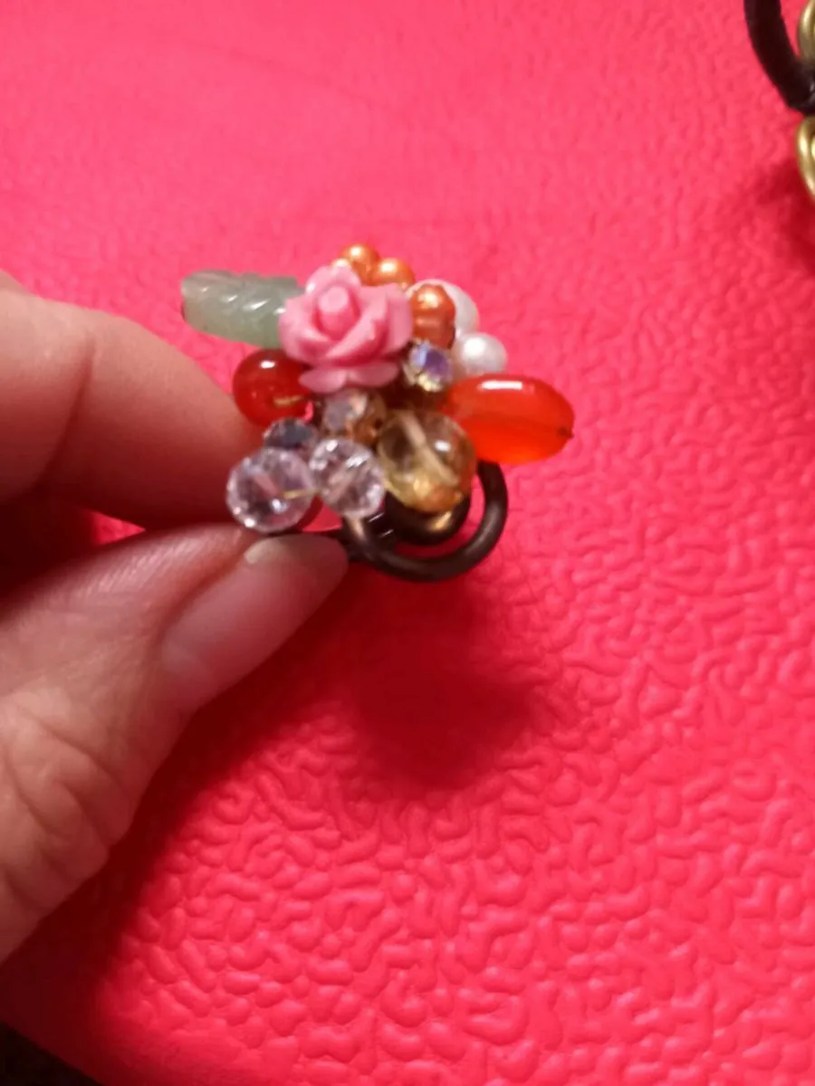 Handmade colourfully jewellery set - Image 4
