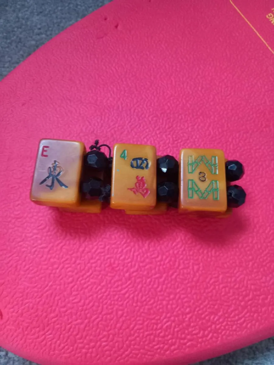 Vintage mahjong bakelite bracelet - Image 2