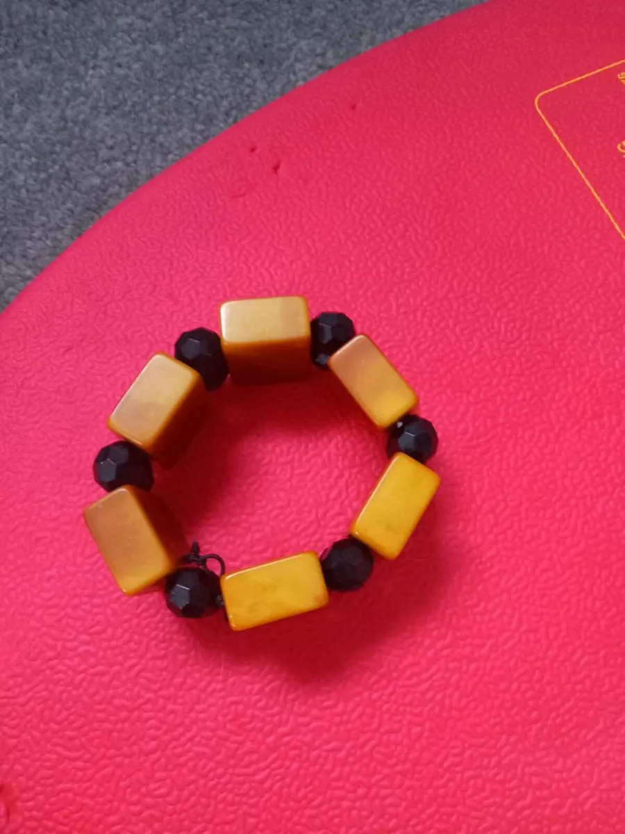 Vintage mahjong bakelite bracelet - Image 3
