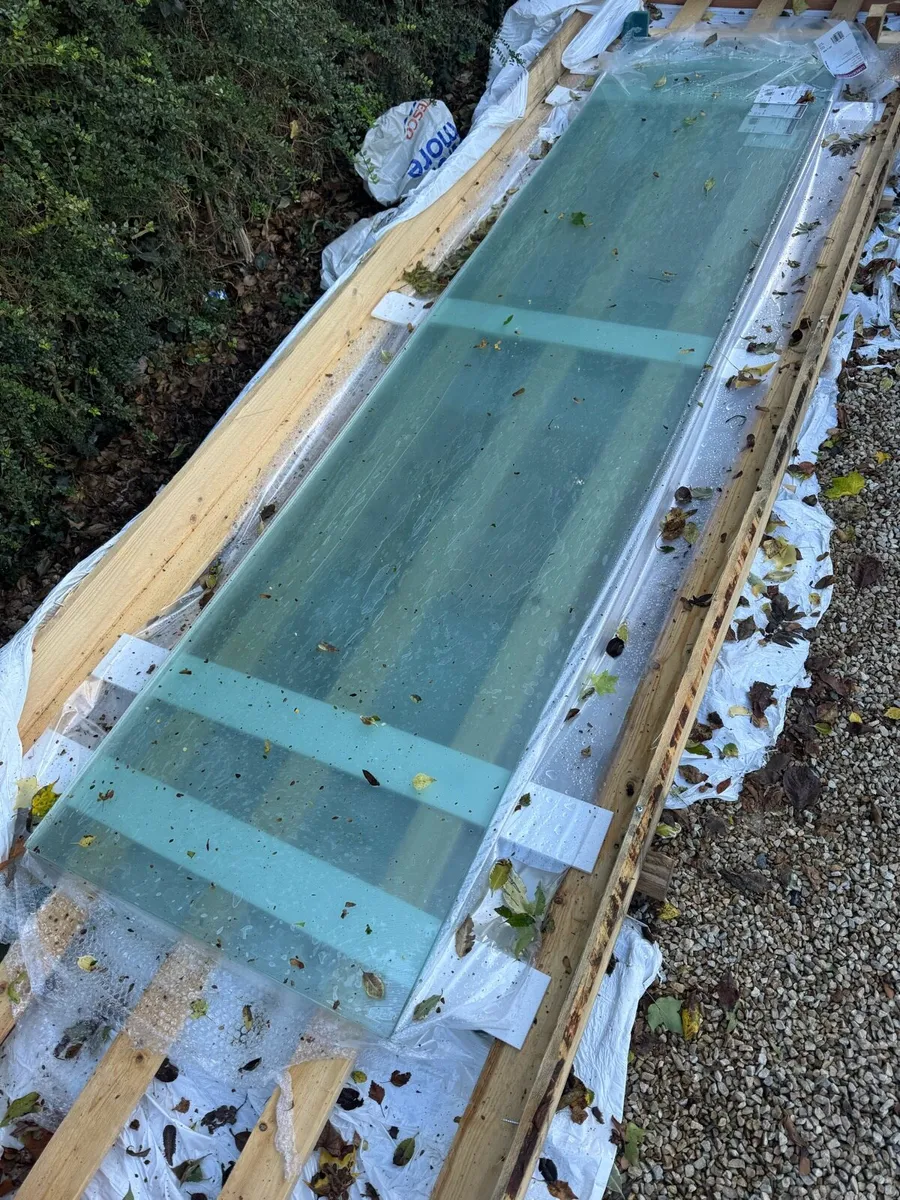 Safety Glass ideal for lean to garden room - Image 1