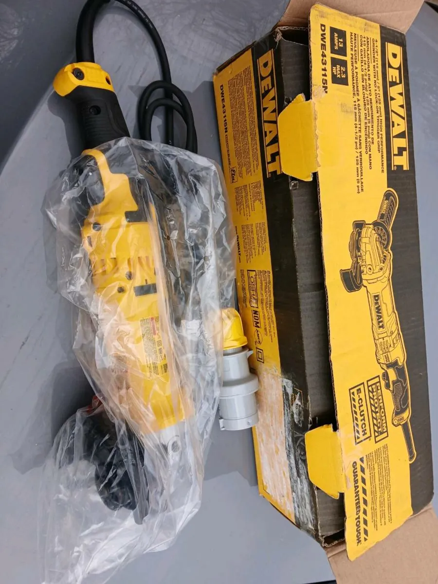 Dewalt 110v angle grinder New.Drill - Image 1