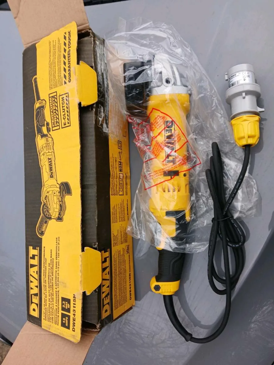 Dewalt 110v angle grinder New.Drill - Image 2