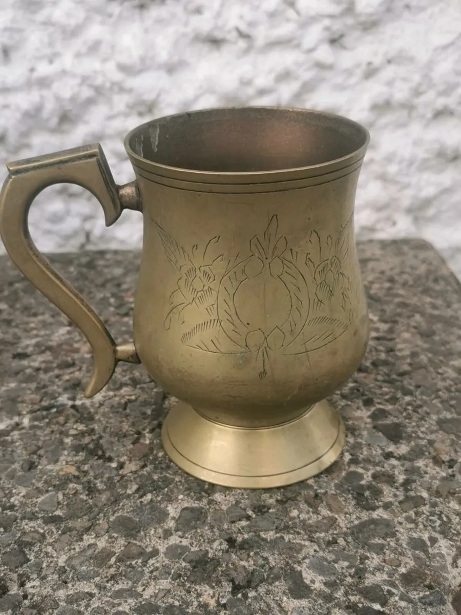Brass tankards - Image 2