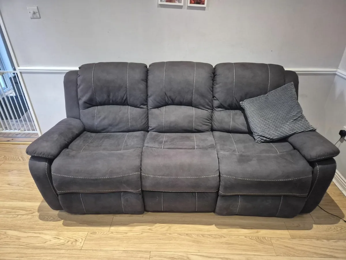3 + 2 Recliner Couches - Image 1