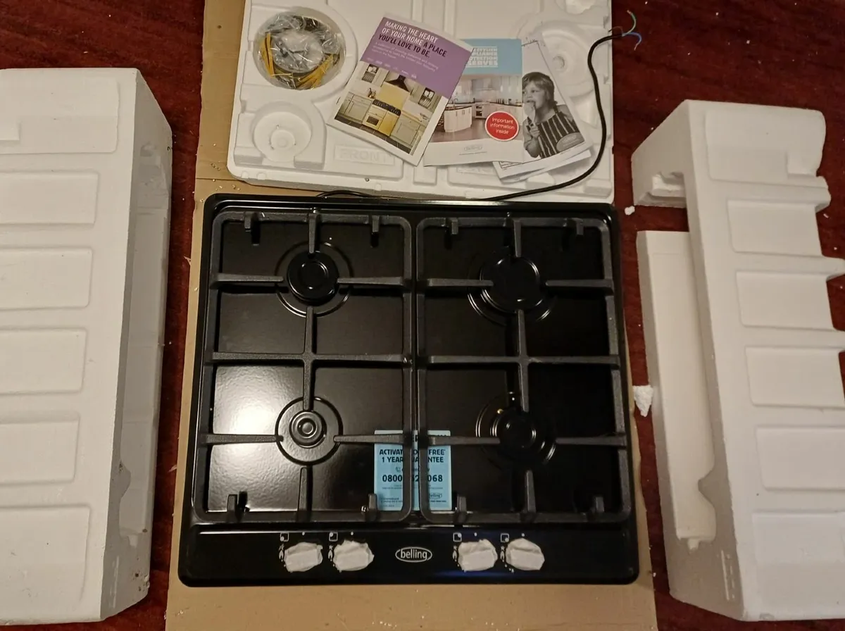 New unused Belling Gas Hob - Image 1
