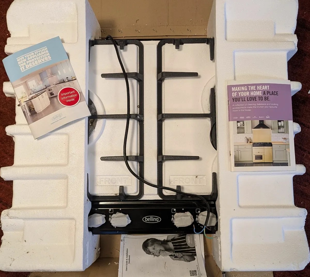 New unused Belling Gas Hob - Image 2