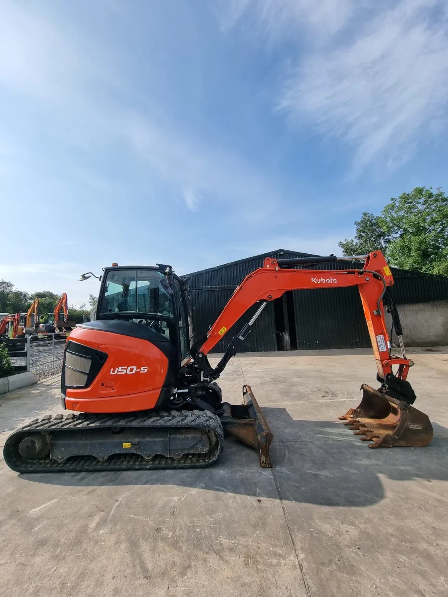 2022 KUBOTA U50-5 **2,200 HOURS** - Image 1