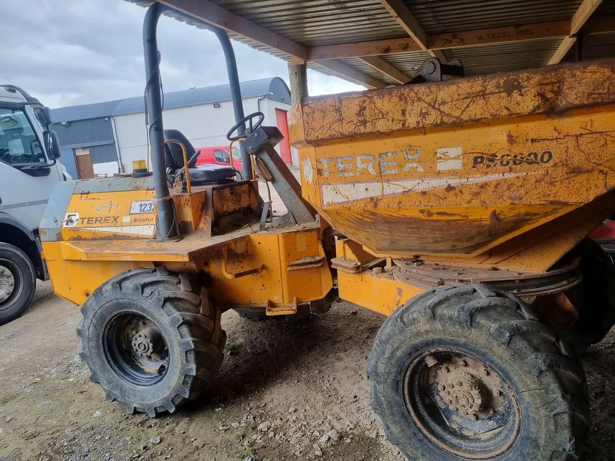 Terex 6 tonne dumper - Image 1