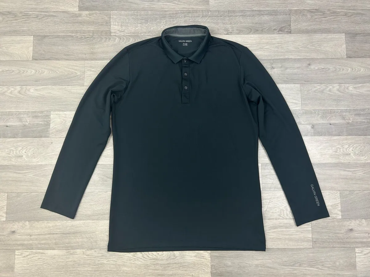 Galvin Green Long Sleeve Golf Polo Shirt Mens XL - Image 1