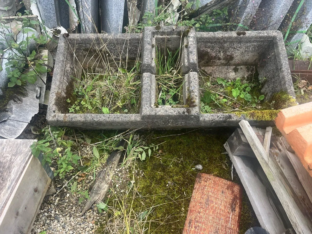 Stone trough