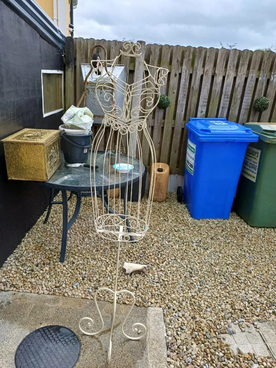 Vintage Wrought Iron Mannequin - Image 1