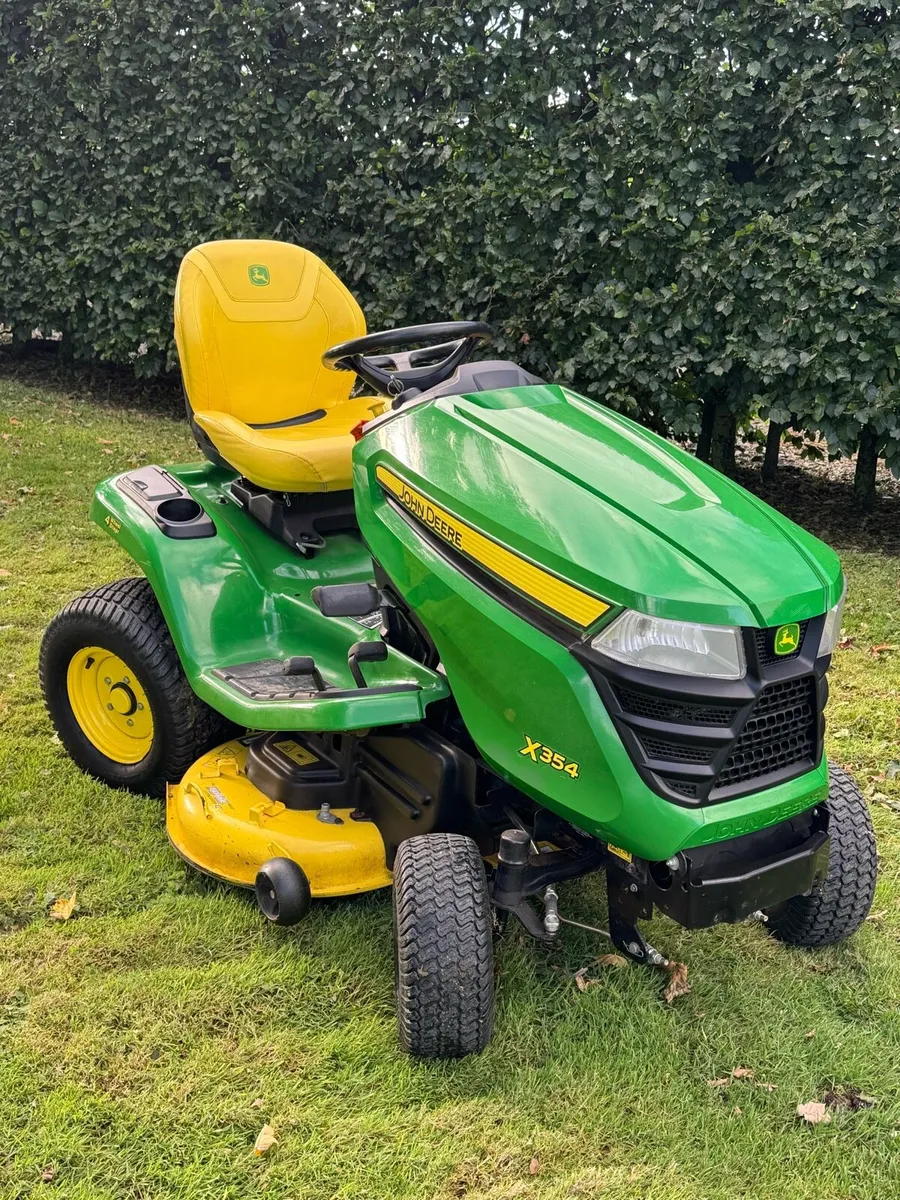 John Deere X354 Mulching mower - Image 3