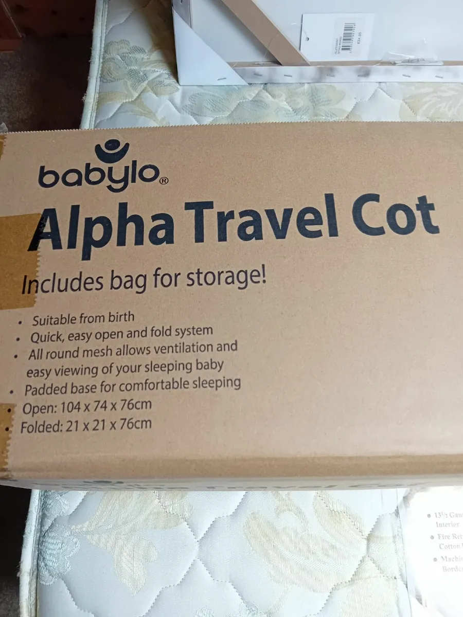 Baby Travel Cot - Image 1