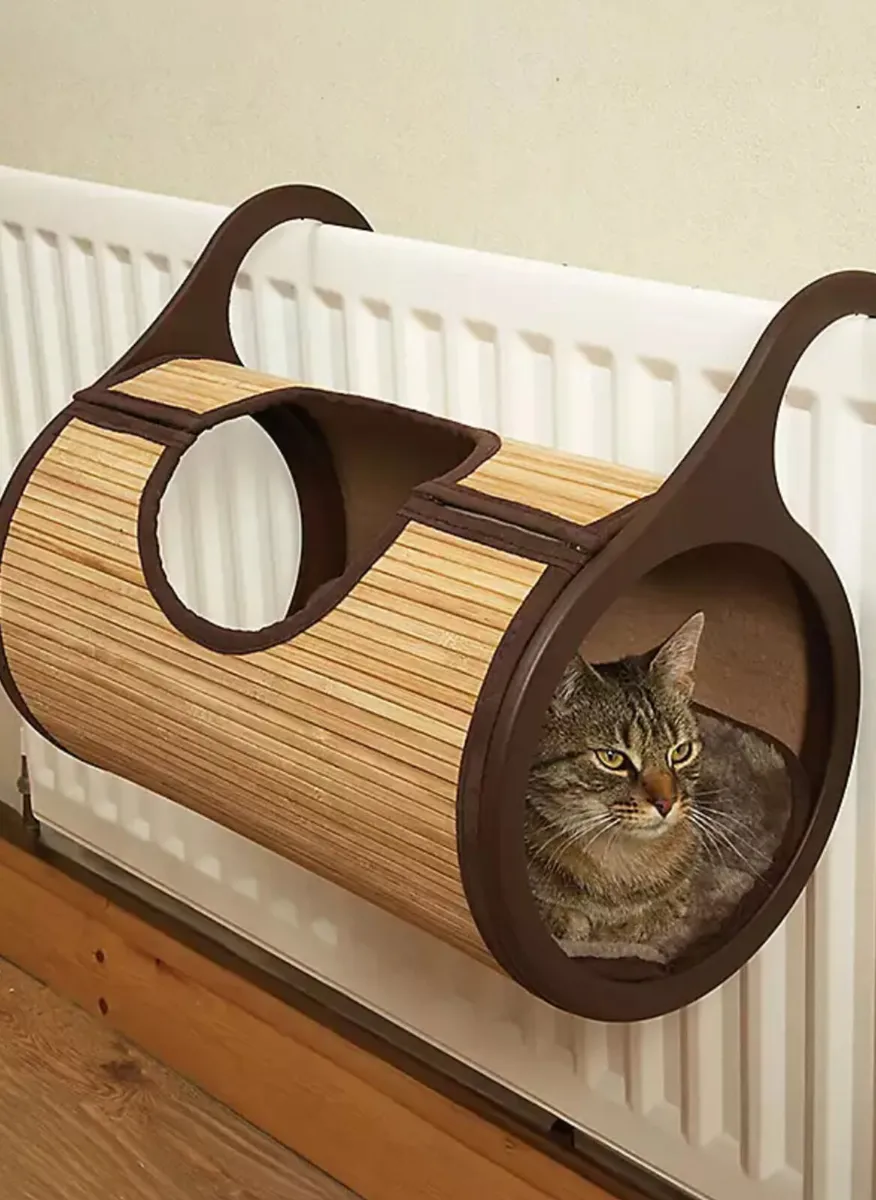 Bamboo Radiator Cat Bed - Image 3