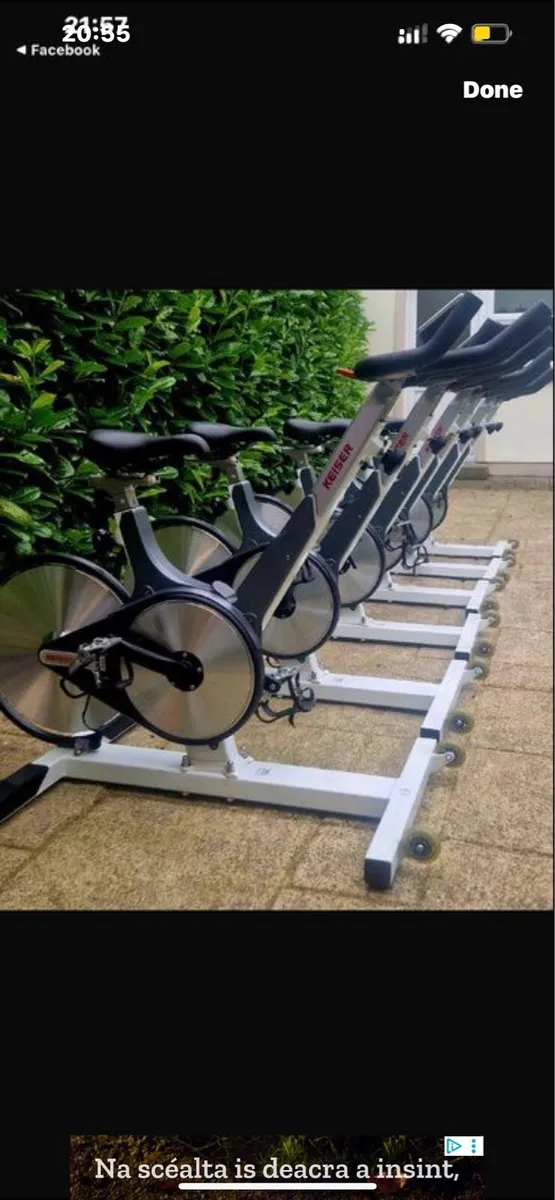 🌟🌟KEISER M3 10 BIKE BUNDLE🌟🌟next to new - Image 2