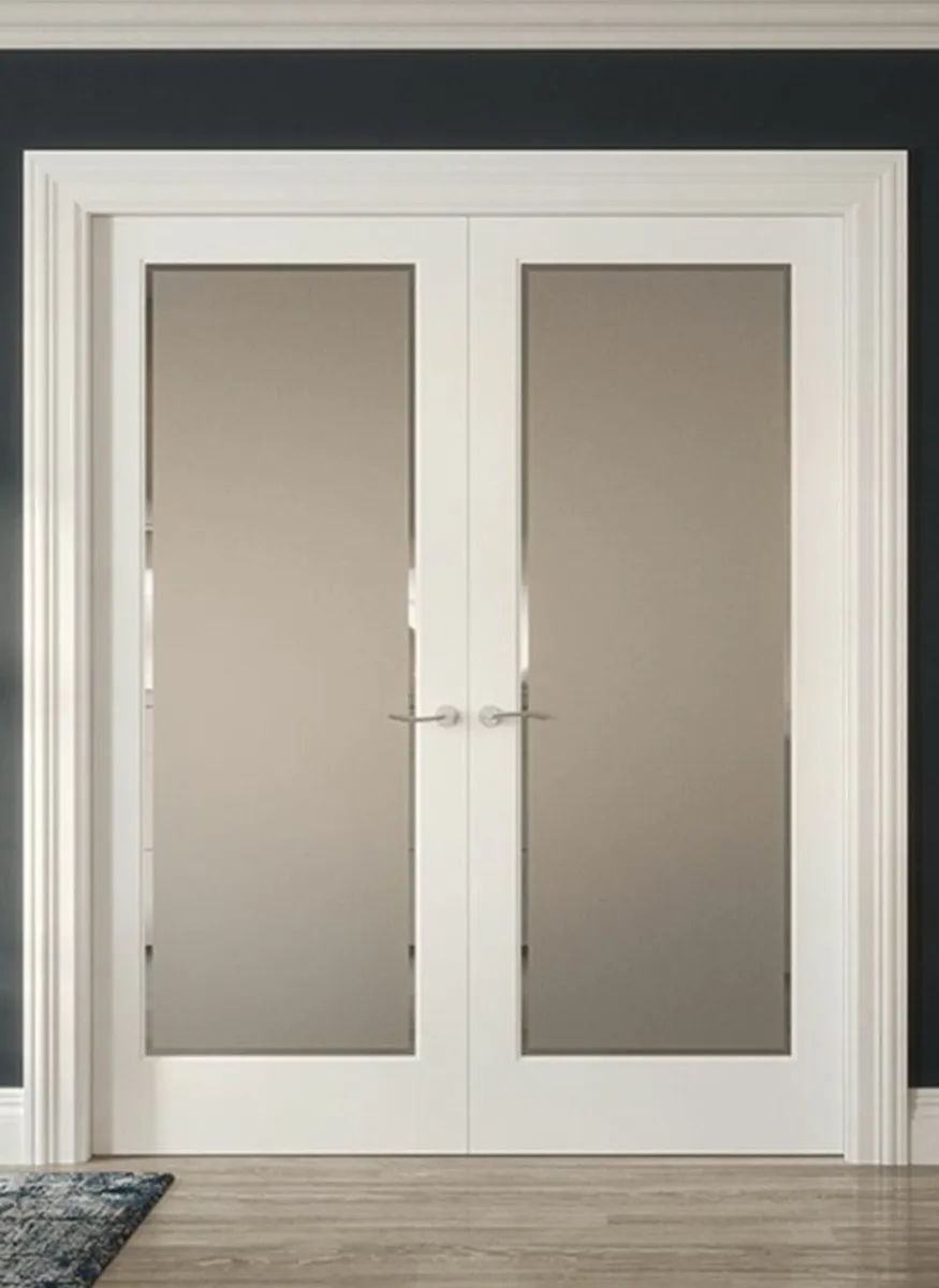 Brand new internal Kenmore etched glazed doors - Image 1
