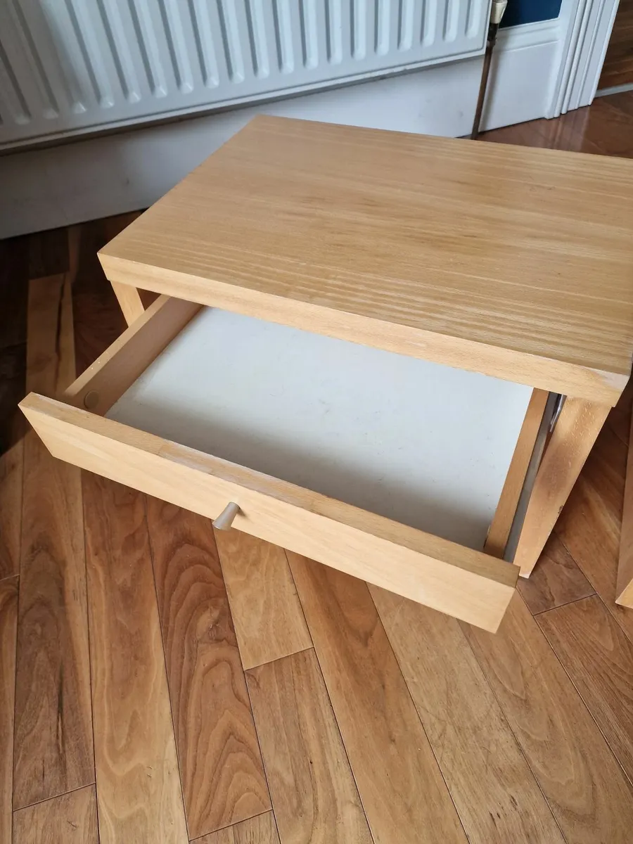 2 Bedside lockers - available Dun Laoghaire - Image 2