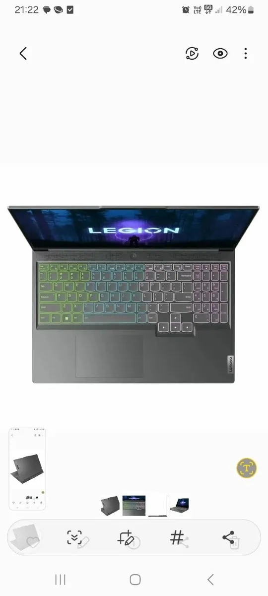 Lenovo Legion 5 Slim gaming Laptop - Image 2
