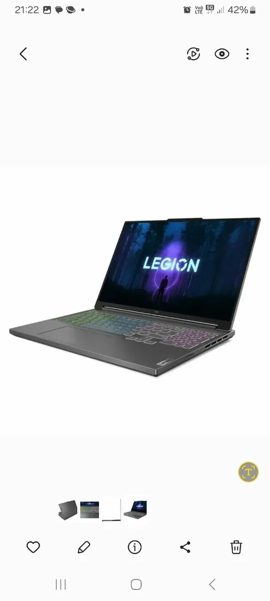 Lenovo Legion 5 Slim gaming Laptop - Image 4