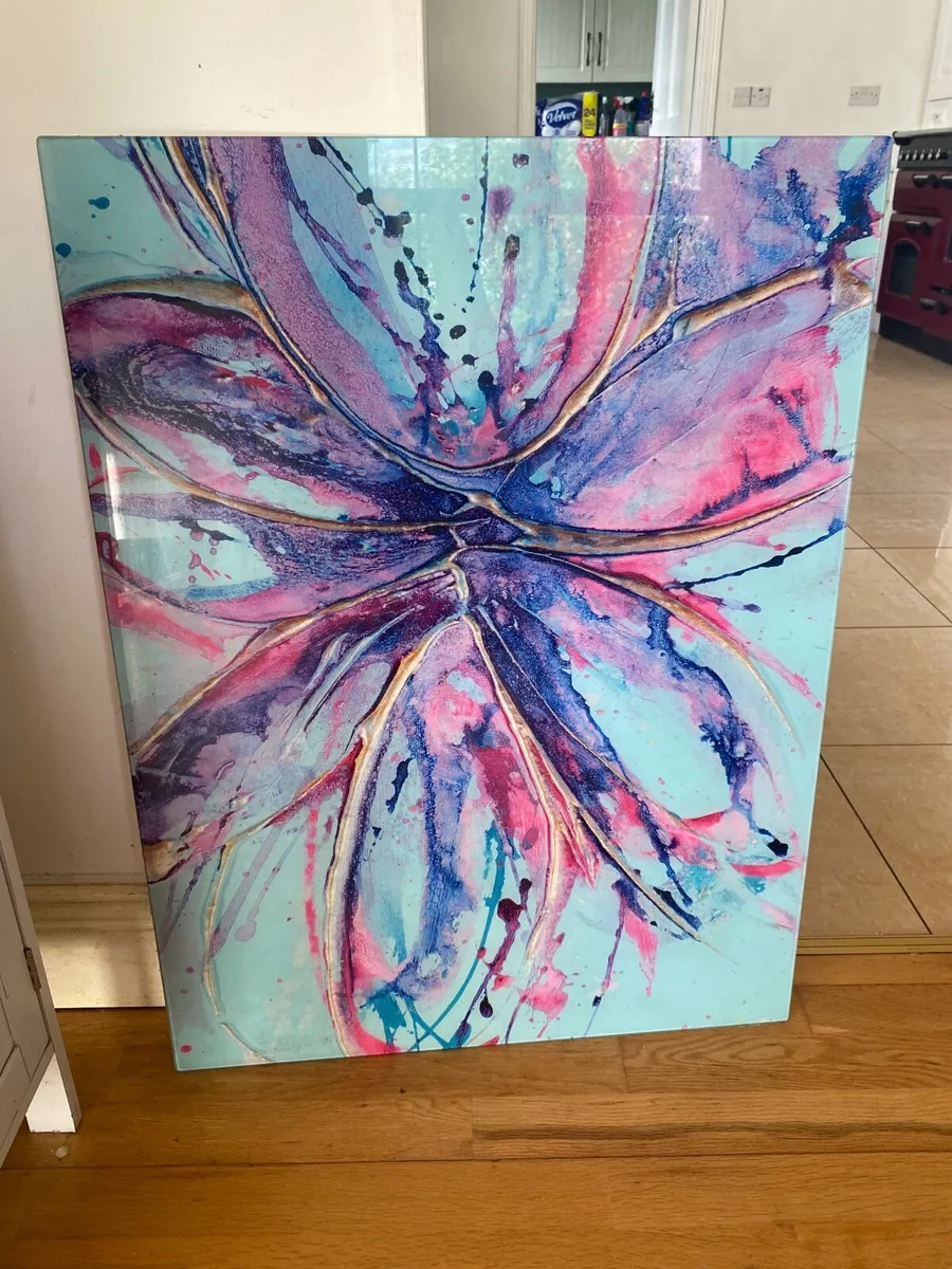 Blue Glass painting - Image 3