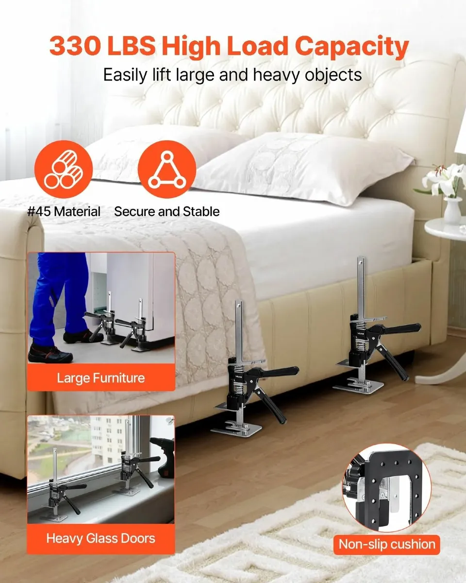 2PC Arm Jack Furniture & Door Lifting Tool – 150kg - Image 4