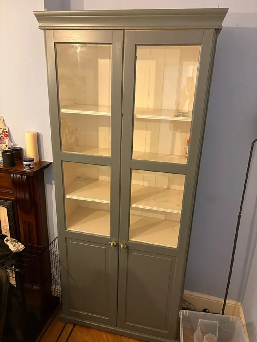 IKEA Liatorp bookcase/cabinet with glass doors - Image 1