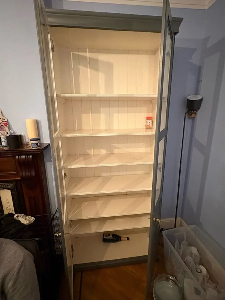 IKEA Liatorp bookcase/cabinet with glass doors - Image 2