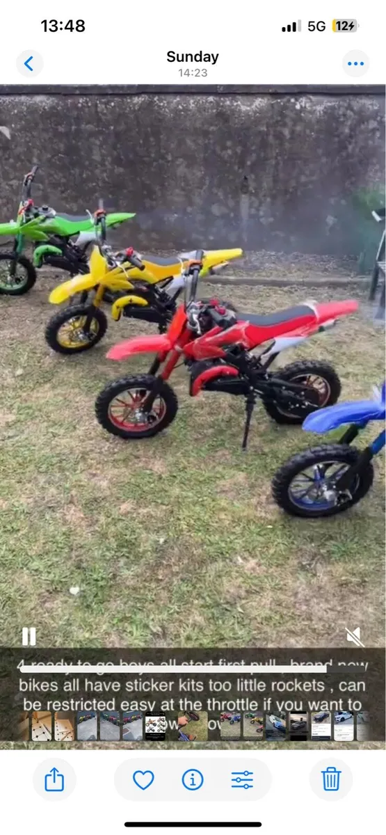 Mini dirt bikes 2 stroke - Image 1