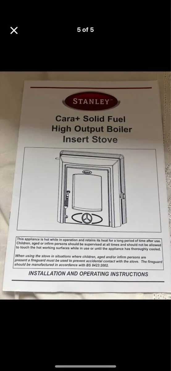 Cara + Solid Fuel Boiler Insert Stove - Image 1