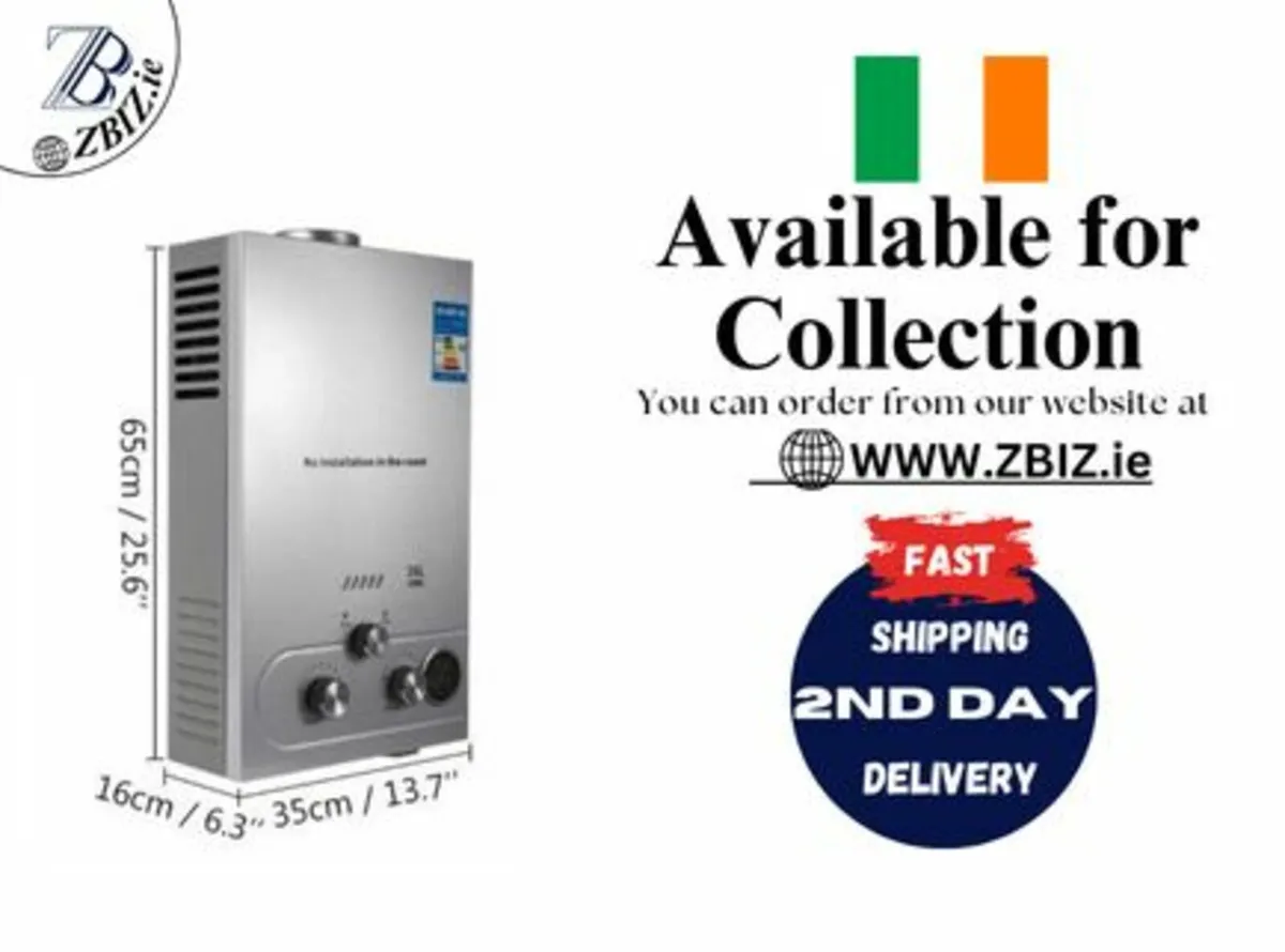 16-Litre Instant Propane Gas Water Heater - Image 1