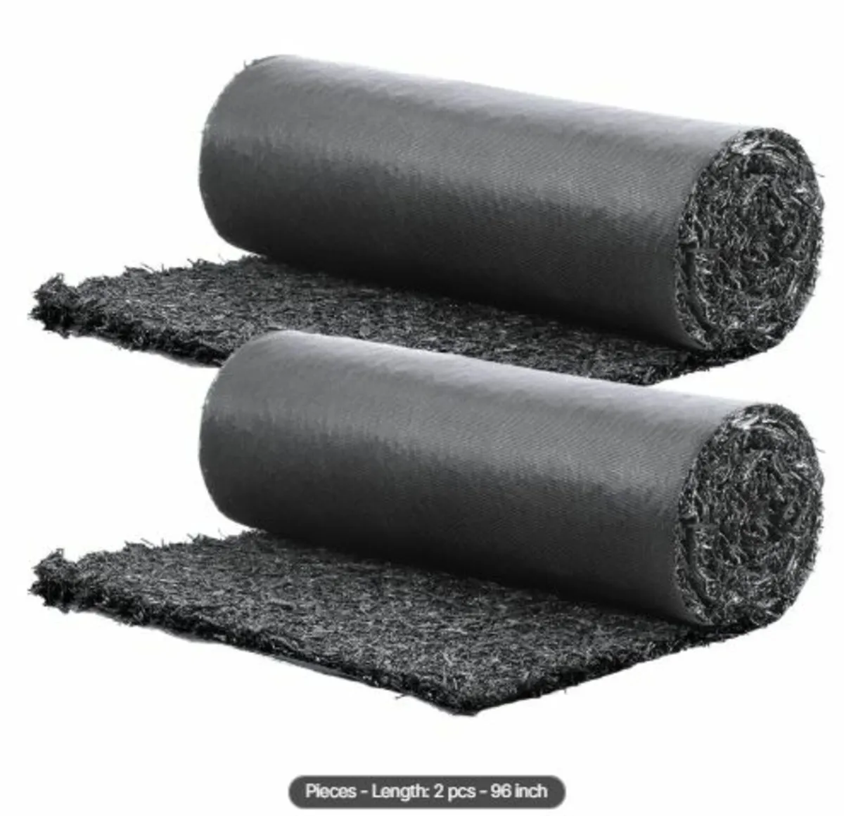 Rubber Mulch Roll for Landscaping 96 x22in Rubber - Image 1