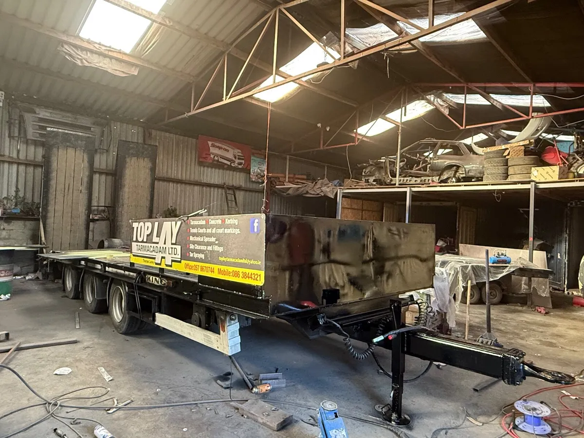 Commercial draw low loader bar trailer - Image 2