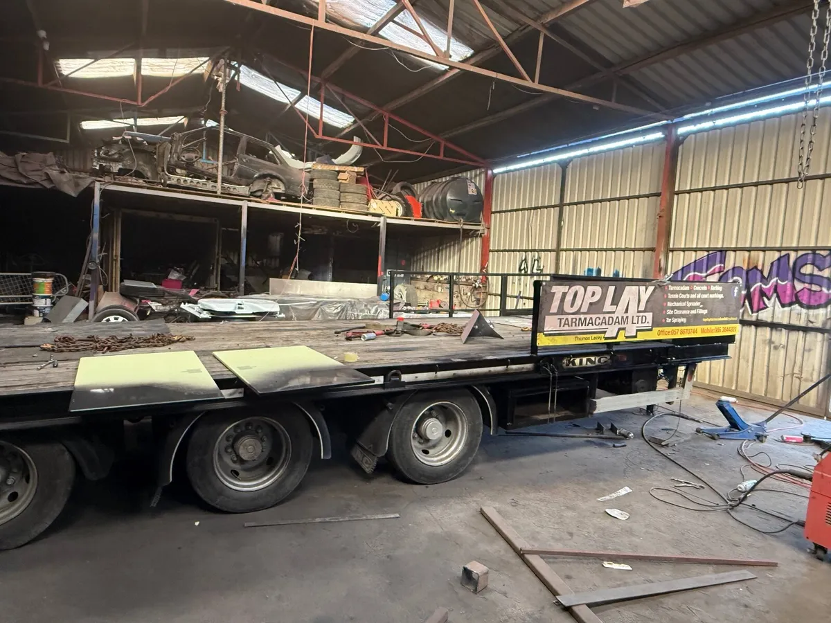 Commercial draw low loader bar trailer - Image 3