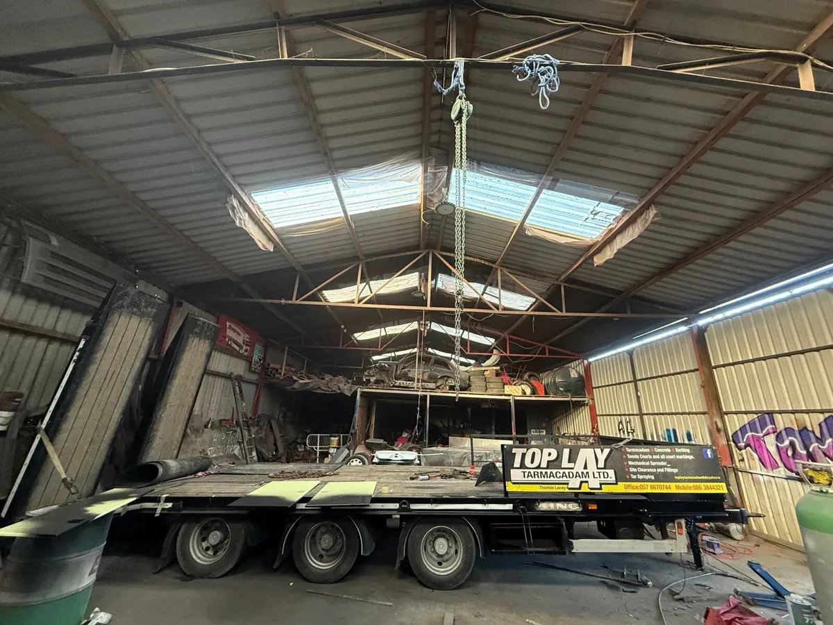 Commercial draw low loader bar trailer - Image 1