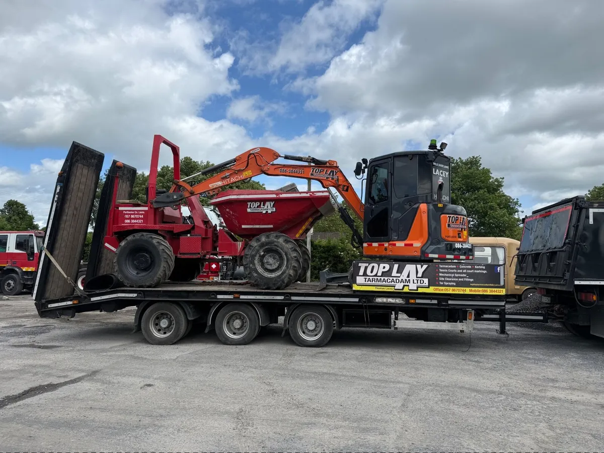 Commercial draw low loader bar trailer - Image 3