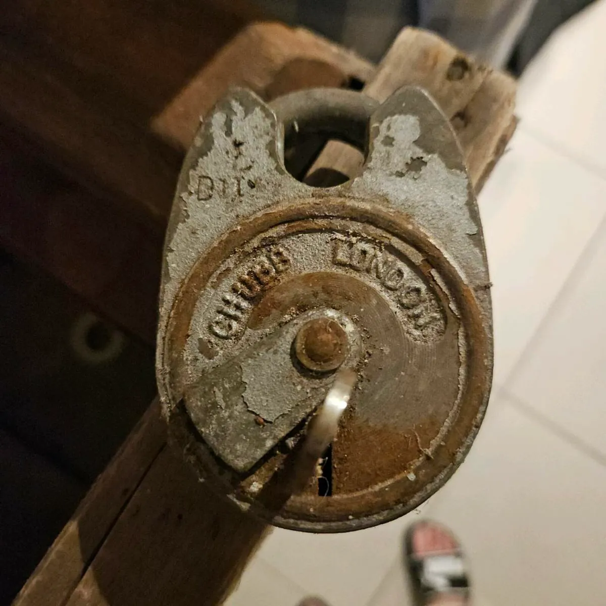 Antique chubb lock - Image 1