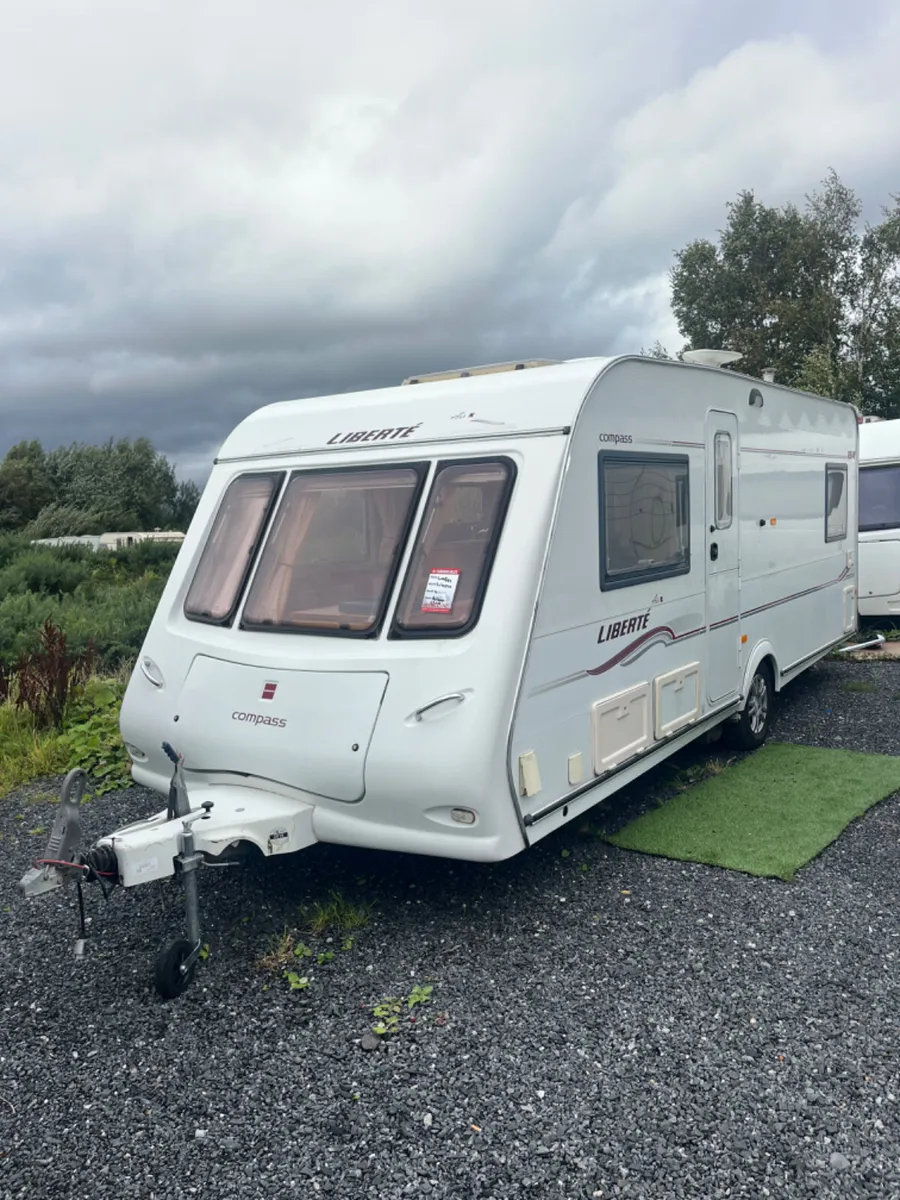Compass 4 Berth Fixed Bed Caravan For Sale - Image 1