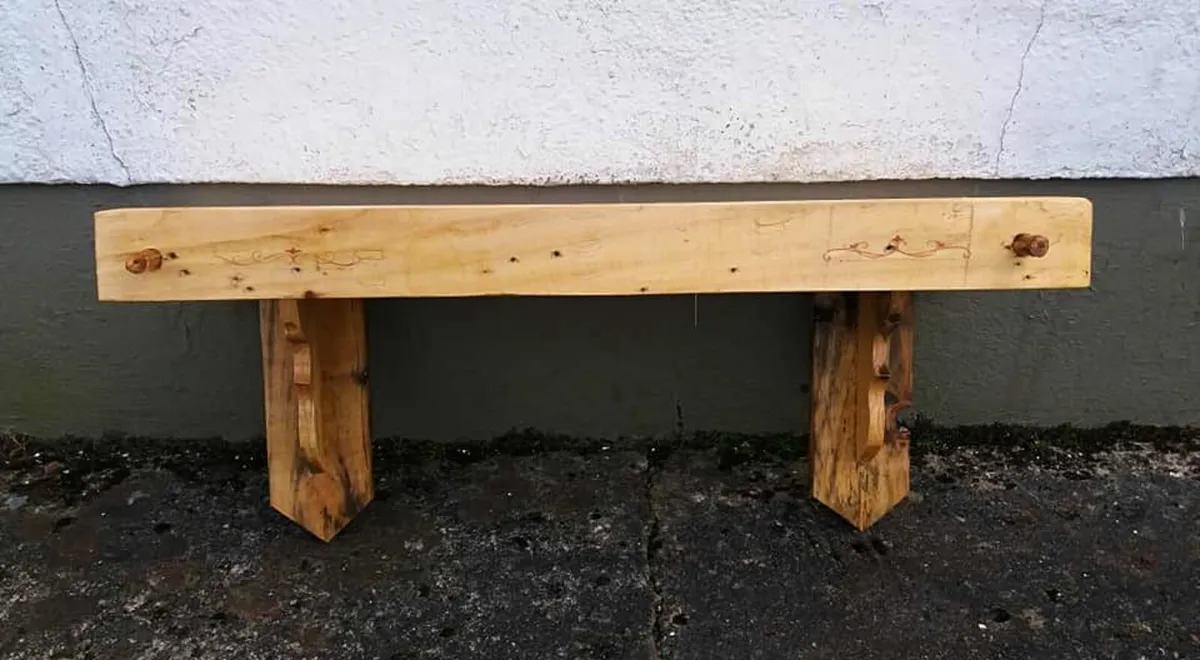 Rustic Floating Chunky shelf / display - Image 3