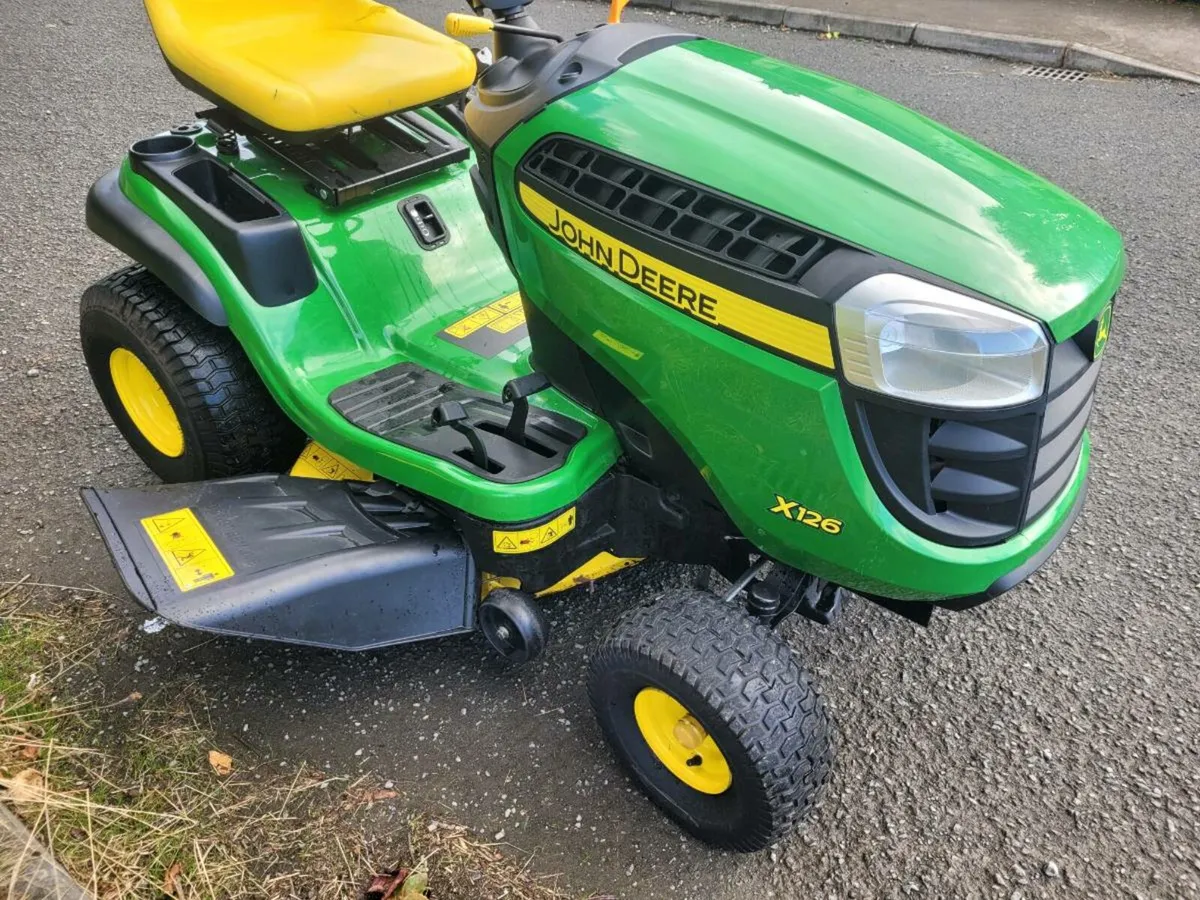 john deere  x126 lawnmower - Image 1