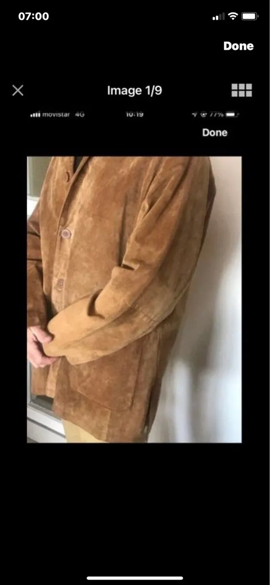Suede 3/4 length Jacket - Image 2