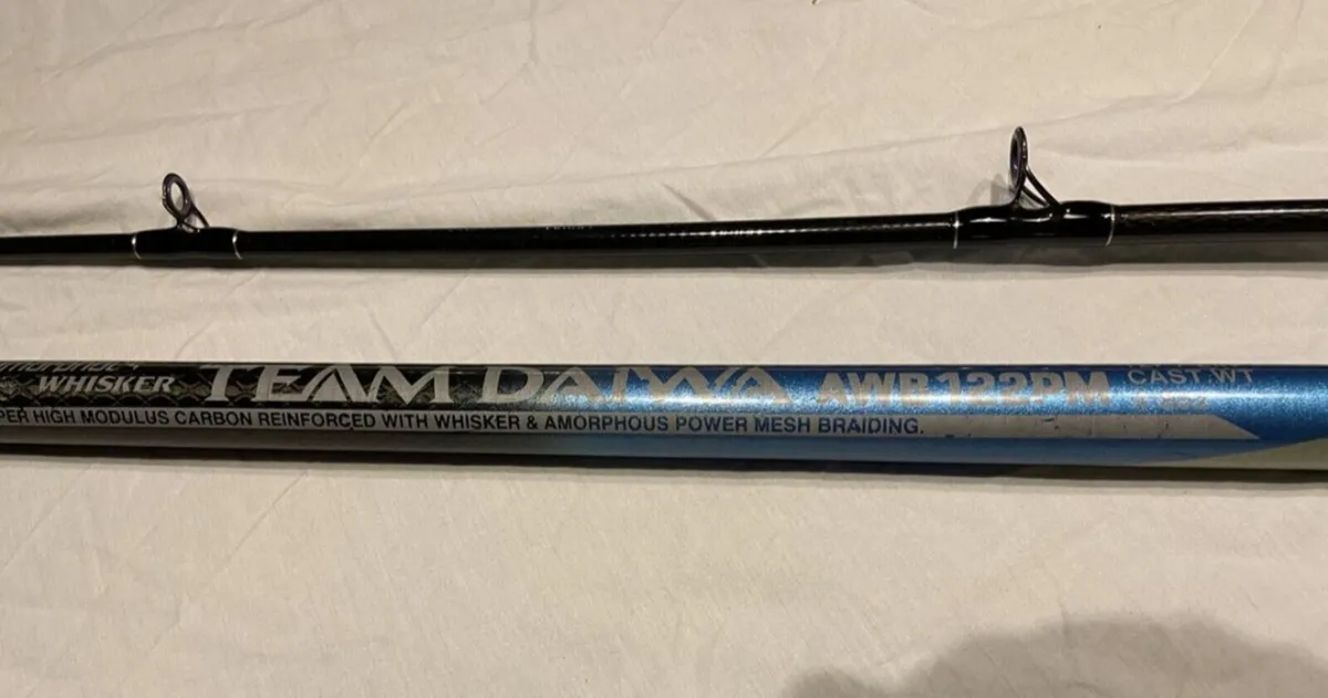 Daiwa Amorphous Whisker AWB 122 with reducer.
