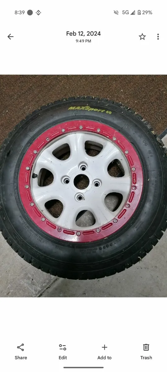 Saxo beadlock Autograss Wheel